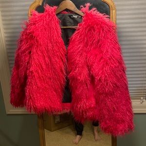 Shag pink jacket